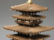 【お取り寄せ終了】 薬師寺 東塔 1/100 木製キット - イメージ画像5