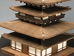 【お取り寄せ終了】 薬師寺 東塔 1/100 木製キット - イメージ画像6