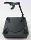 マスターライトRステージ/ LEDライト付属 フィギュア展示用ターンテーブル ブラック - イメージ画像1