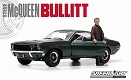 グリーンライト 1/18 ハリウッドシリーズ/ ブリット: 1968 フォード マスタング GT ファストバック ハイランドグリーン with スティーブ・マックイーン 1/18 12885 - イメージ画像1