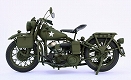 WWII アメリカ陸軍 軍用オートバイ 1/6 塗装済完成品 ZYT-1001 - イメージ画像2