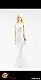 フィメール・アウトフィット/ ローカット スリング イブニングドレス 1/6セット ホワイト POP-F12-B - イメージ画像2