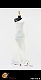 フィメール・アウトフィット/ サイドスリット セクシー イブニングドレス 1/6セット ホワイト POP-F13-B - イメージ画像1