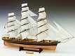 【お取り寄せ品】カティサーク 帆付 1/100 木製キット  - イメージ画像1