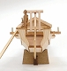 【お取り寄せ品】ミニ 屋形船 木製キット  - イメージ画像2