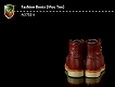 1/6フィギュア用アクセサリー/ ファッションブーツ シリーズ5 レッドブラウン 1/6 ACI752-A - イメージ画像4