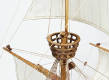 【お取り寄せ品】サンタマリア 帆船 1/50 木製組立キット - イメージ画像5