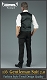 メール・アウトフィット/ ジェントルマン スーツ ブラック ver.2.0 1/6 セット V1005A - イメージ画像8