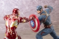 【送料無料】ARTFX+/ シビル・ウォー キャプテン・アメリカ: キャプテン・アメリカ vs アイアンマン・マーク46 1/10 PVCスタチュー 2種セット - イメージ画像13