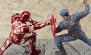 【送料無料】ARTFX+/ シビル・ウォー キャプテン・アメリカ: キャプテン・アメリカ vs アイアンマン・マーク46 1/10 PVCスタチュー 2種セット - イメージ画像14