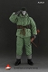 WWII ドイツ国防軍 落下傘兵 ダブルサイデッド コットンパデッド ジャケット スーツ グリーン 1/6 セット AL10011A - イメージ画像1