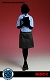 フィメール・アウトフィット/ 中国 女学生 制服 1/6 セット ブルー C017-C - イメージ画像1