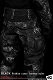 メール・アウトフィット/ ブラック パイソン カモ コンバット スーツ 1/6 セット M-061 - イメージ画像5