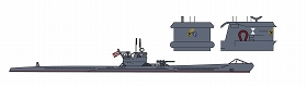 ドイツ潜水艦 Uボート VIIC/IXC型 Uボート エース Part 2 1/700 プラモデルキット 30040 - イメージ画像1