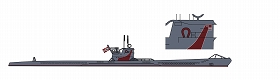 ドイツ潜水艦 Uボート VIIC/IXC型 Uボート エース Part 2 1/700 プラモデルキット 30040 - イメージ画像3