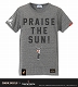 ダークソウル × TORCH TORCH/ 太陽の戦士ソラールのTシャツ: ヘザーグレー Sサイズ - イメージ画像1