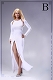 フィメール・アウトフィット/ ベアショルダー イブニングドレス ホワイト 1/6 セット POP-F28B - イメージ画像1
