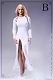 フィメール・アウトフィット/ ベアショルダー イブニングドレス ホワイト 1/6 セット POP-F28B - イメージ画像2