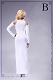 フィメール・アウトフィット/ ベアショルダー イブニングドレス ホワイト 1/6 セット POP-F28B - イメージ画像3