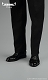 ジェントルマン レトロ スーツ ブラック 1/6 コスチューム セット V1009A - イメージ画像10