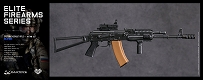 エリートファイヤーアームズ2/ スペツナズ アサルト ライフル AK74M ブラック 1/6 セット EF008 - イメージ画像1