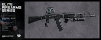 エリートファイヤーアームズ2/ VDV アサルト ライフル AK74M ブラック 1/6 セット EF010 - イメージ画像1