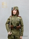WWII ソビエト フィメール ソルジャー スナイパー 1/6 コスチュームセット AL100020 - イメージ画像4