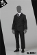 メール・アウトフィット/ スリム スーツ 1/6 コスチューム セット ブラック ver A003-1 - イメージ画像1