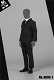 メール・アウトフィット/ スリム スーツ 1/6 コスチューム セット ブラック ver A003-1 - イメージ画像2