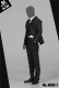 メール・アウトフィット/ スリム スーツ 1/6 コスチューム セット ブラック ver A003-1 - イメージ画像4