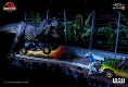 【送料無料】ジュラシック・パーク/ T-REX ティラノサウルス アタック 1/10 バトルジオラマシリーズ アートスケール スタチュー Aセット - イメージ画像21