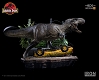 【送料無料】ジュラシック・パーク/ T-REX ティラノサウルス アタック 1/10 バトルジオラマシリーズ アートスケール スタチュー Aセット - イメージ画像7