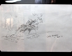 【抽選販売】ジョン・ネバレス オリジナルスケッチ ドラゴン フレーム付属 - イメージ画像2