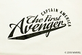 マーベルコミック/ キャプテン・アメリカ カレッジロゴ Tシャツ MV-RS-2 ホワイト レディース サイズM - イメージ画像3