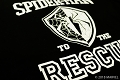 マーベルコミック/ スパイダーマン カレッジロゴ Tシャツ MV-RS-3 ブラック レディース サイズL - イメージ画像4