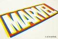 マーベルコミック/ MARVEL ボックスロゴ 3D Tシャツ MV-RS-5 ホワイト メンズ サイズL - イメージ画像4