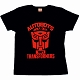 トランスフォーマー/ オートボット カレッジロゴ 復刻 Tシャツ TF-RS-N1 ブラック レディース サイズM - イメージ画像1