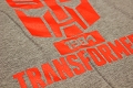 トランスフォーマー/ オートボット カレッジロゴ 復刻 Tシャツ TF-RS-N1 グレー レディース サイズM - イメージ画像4