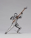 タケヤ式自在置物/ 15世紀 ゴチック式 エクストリアンアーマー 騎手用甲冑 シルバー ver - イメージ画像15