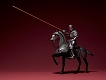 タケヤ式自在置物/ 15世紀 ゴチック式 エクストリアンアーマー 騎手用甲冑 シルバー ver - イメージ画像2