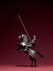 タケヤ式自在置物/ 15世紀 ゴチック式 エクストリアンアーマー 騎手用甲冑 シルバー ver - イメージ画像3