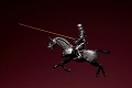 タケヤ式自在置物/ 15世紀 ゴチック式 エクストリアンアーマー 騎手用甲冑 シルバー ver - イメージ画像4