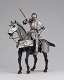 タケヤ式自在置物/ 15世紀 ゴチック式 エクストリアンアーマー 騎手用甲冑 シルバー ver - イメージ画像6