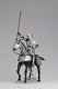 タケヤ式自在置物/ 15世紀 ゴチック式 エクストリアンアーマー 騎手用甲冑 シルバー ver - イメージ画像7