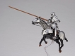 タケヤ式自在置物/ 15世紀 ゴチック式 エクストリアンアーマー 騎手用甲冑 シルバー ver - イメージ画像9