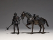 【限定版】タケヤ式自在置物/ 15世紀 ゴチック式 エクストリアンアーマー 騎手用甲冑 ブロンズ ver - イメージ画像1