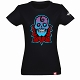【入荷中止】Dead by Daylight/ Nea Karlssons Skull Black レディース Tシャツ サイズS GE6170S - イメージ画像1