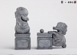 【国内限定流通】ファンキービーストシリーズ/ 石獅 stone lion by Guo Dong PVCスタチュー セット - イメージ画像2