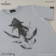 Bloodborne × TORCH TORCH/ Tシャツコレクション: 狩人狩りアイリーン （ヘザーグレー XLサイズ） - イメージ画像2