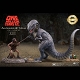 恐竜100万年 ONE MILLION YEARS B.C./ アロサウルス vs トゥマク ソフビ フィギュア セット - イメージ画像5